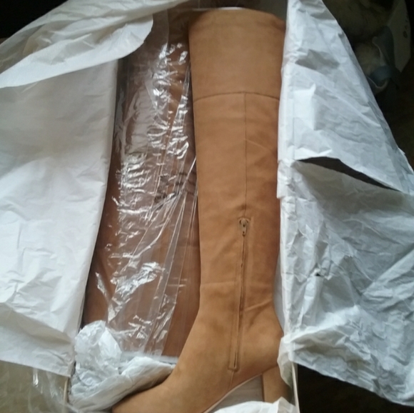 LOEFFLER RANDALL Knee Suede Boots - Picture 4 of 8